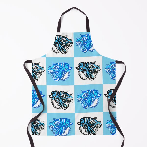 Item preview, Blue Tiger Check designed and sold by ncbennett.