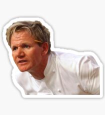 Gordon Ramsay Angry Celebrity Kitchen Nightmares Hells Kitchen Sticker