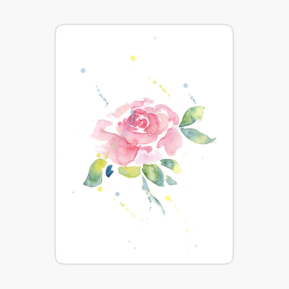 Orange Rose Gorgeous Flower Motif Fun Home Decor Light Switch Sticker Cover