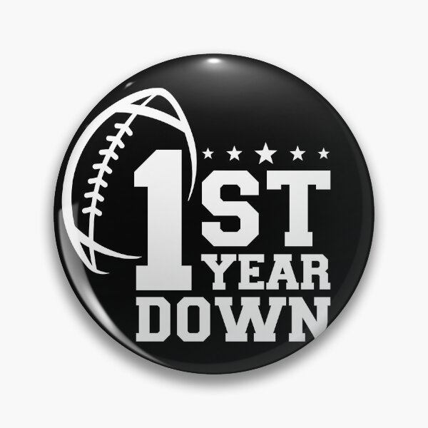 Item preview, 1st Year Down Football, Football Birthday gift | My First Football season designed and sold by GPODdesign.