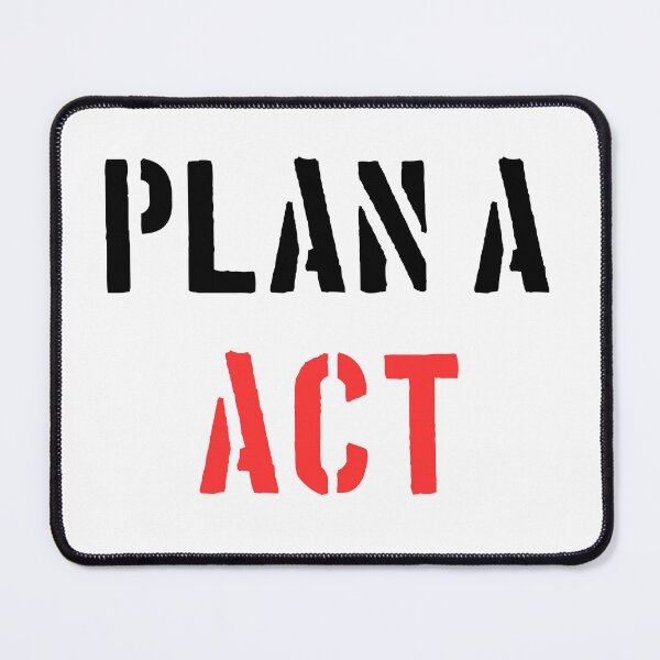 Item preview, Plan A - ACT - Red designed and sold by Hell-Prints.