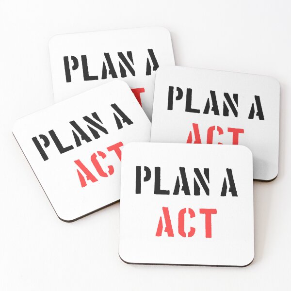 Item preview, Plan A - ACT - Red designed and sold by Hell-Prints.