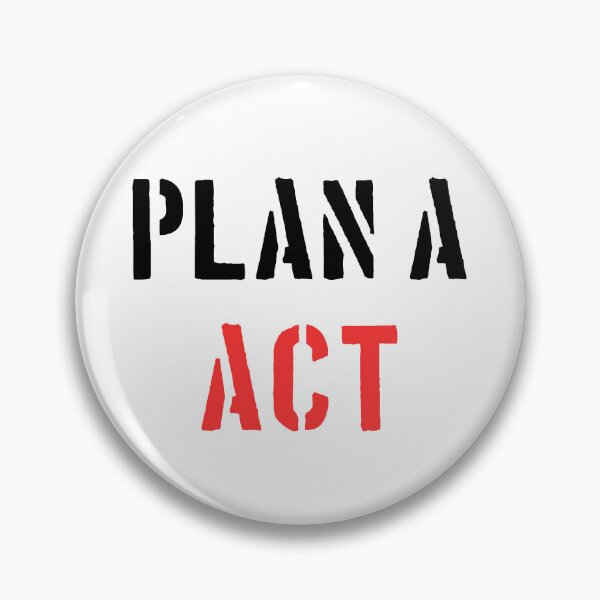 Item preview, Plan A - ACT - Red designed and sold by Hell-Prints.