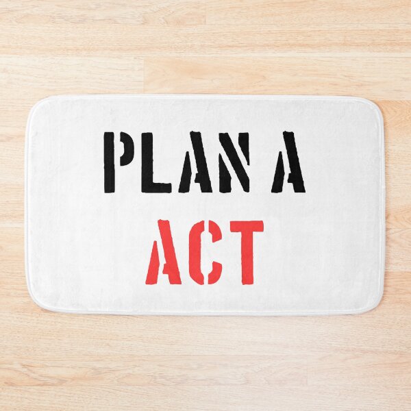 Item preview, Plan A - ACT - Red designed and sold by Hell-Prints.