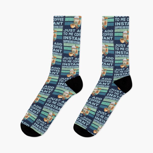 Item preview, Instant shipping and receiving staff just add to me coffee, arranging, inventory staff, retailer joke, quote, funny job title profession, coffee and job title designed and sold by SGS-.