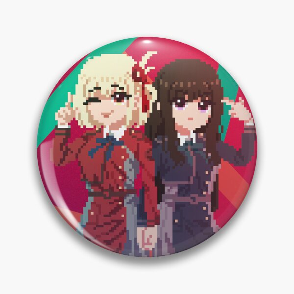 Item preview, Chisato and Takina from Lycoris Recoil designed and sold by marcusartstuff.
