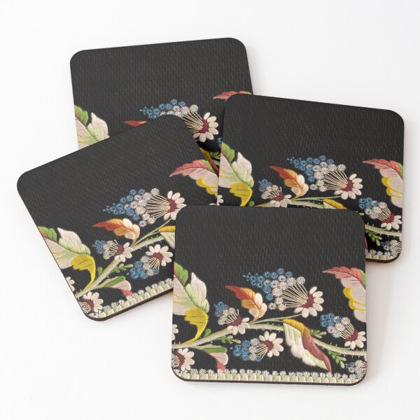 Item preview, vintage floral embroidery designed and sold by SpiritedArtwork.