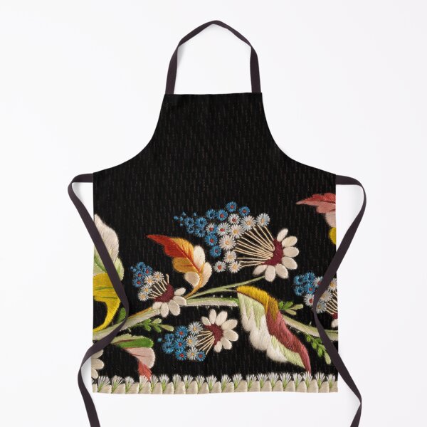 Item preview, vintage floral embroidery designed and sold by SpiritedArtwork.