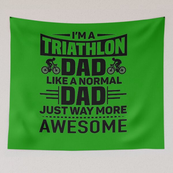 Item preview, Triathlon Dad Like a Normal Dad Just Way More Awesome Perfect Gift for Dad designed and sold by facePale.