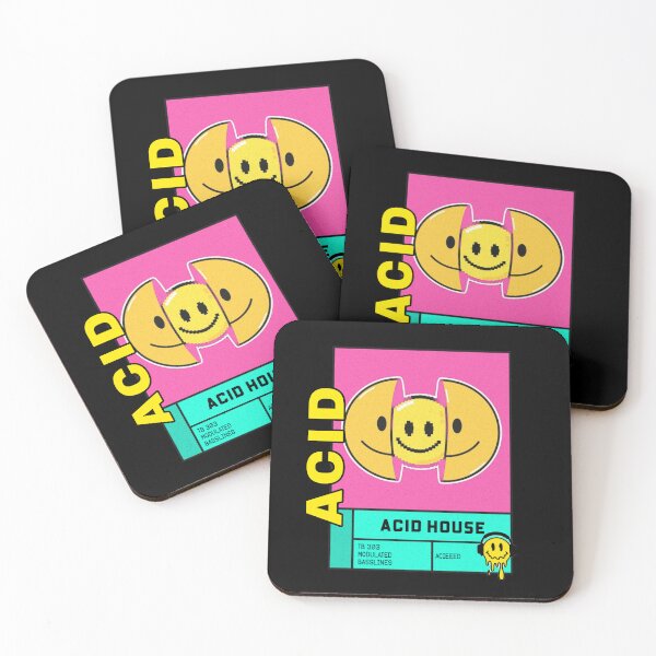 Item preview, ACID HOUSE - pixel smile designed and sold by Discothreadz.
