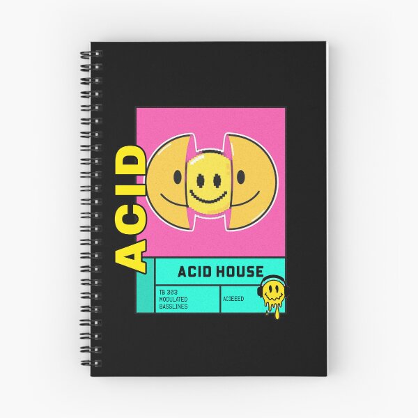 Item preview, ACID HOUSE - pixel smile designed and sold by Discothreadz.