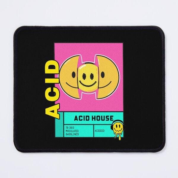 Item preview, ACID HOUSE - pixel smile designed and sold by Discothreadz.