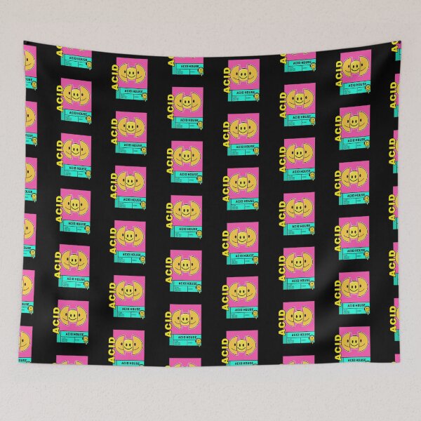 Item preview, ACID HOUSE - pixel smile designed and sold by Discothreadz.