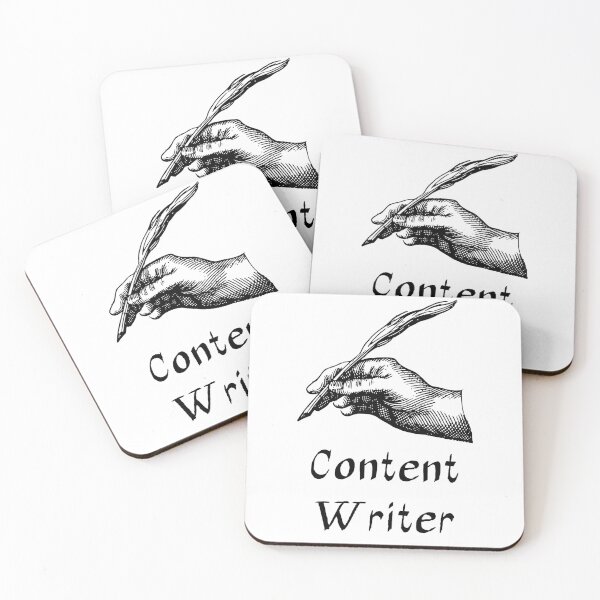 Item preview, 'Content Writer' Hand - Retro Illustration Design for T-shirts, mugs, phone cases and other accessories designed and sold by Ridiculam Toga.