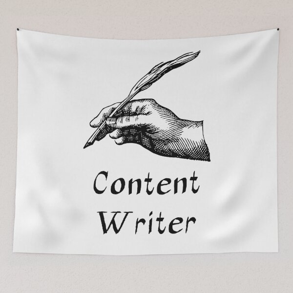 Item preview, 'Content Writer' Hand - Retro Illustration Design for T-shirts, mugs, phone cases and other accessories designed and sold by Ridiculam Toga.