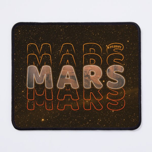 Item preview, Mars, The Red Planet: Typography Art Design designed and sold by DaVinciFeather.