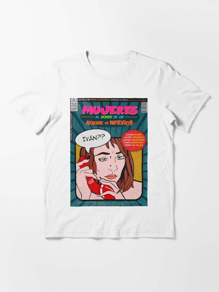Mujeres al borde de un ataque de nervios (Pedro Almodóvar)" T-shirt for Sale juanjomurillo | Redbubble | movie t-shirts film t-shirts - alternative movie t-shirts