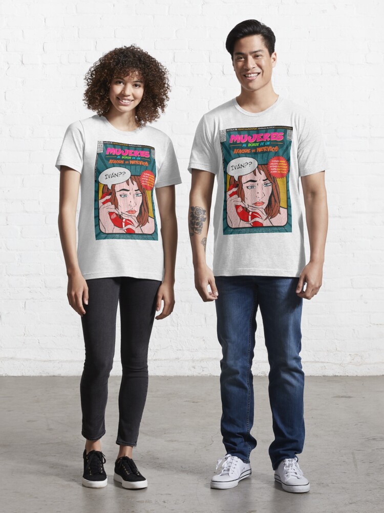 Mujeres al borde de un ataque de nervios (Pedro Almodóvar)" T-shirt for Sale juanjomurillo | Redbubble | movie t-shirts film t-shirts - alternative movie t-shirts