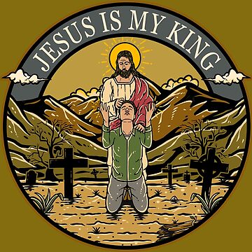Artwork thumbnail, Jesus Is My King - King of Peace - Male Edition by ChristlikeMerch