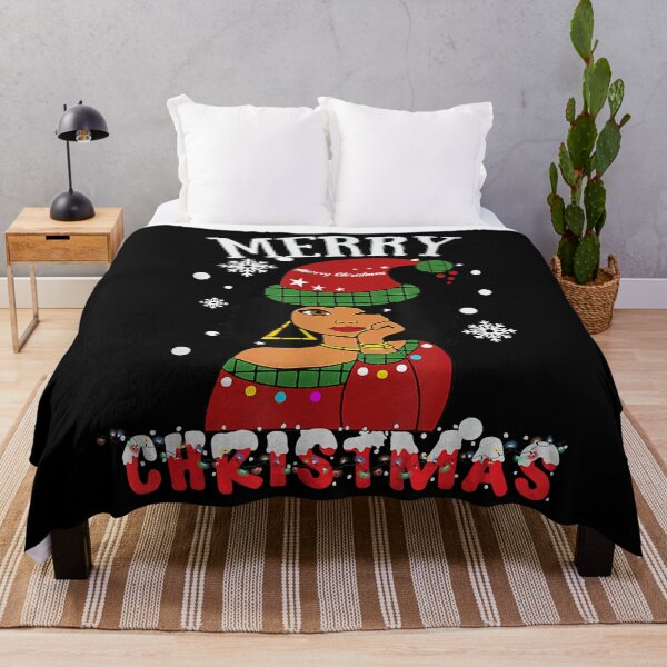 Item preview, Black African American Merry Christmas Melanin Women Santa designed and sold by IsraelCastro.