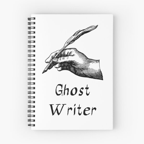 Item preview, 'Ghost Writer' Hand - Retro Illustration Design for T-shirts, mugs, phone cases and other accessories designed and sold by Ridiculam Toga.