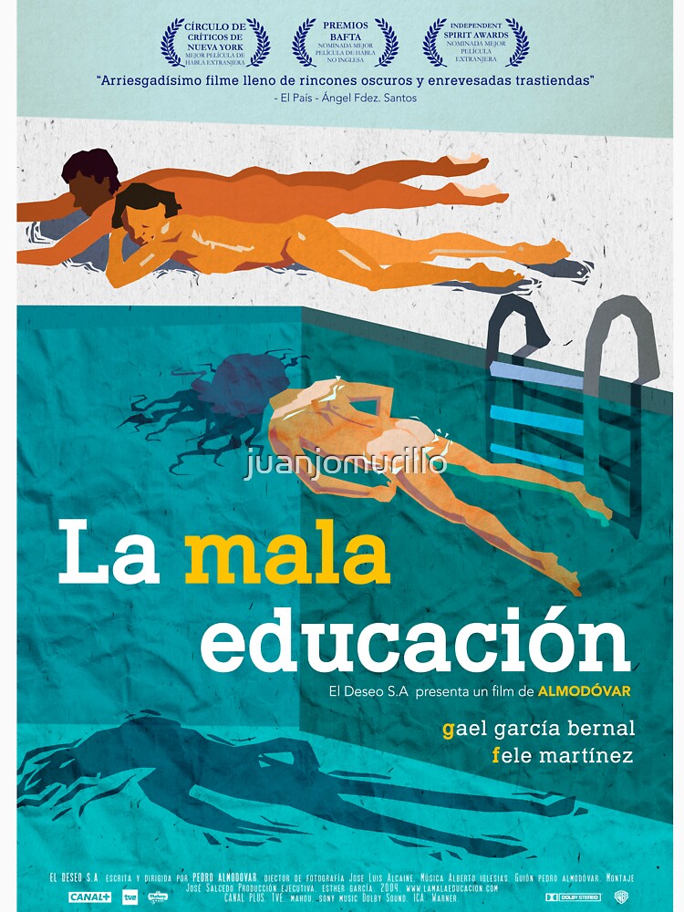 La mala educación (Pedro by | Sale T-Shirt Almodóvar)\