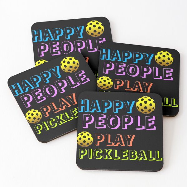 Item preview, Happy people play pickleball  designed and sold by Megumifushiguro.