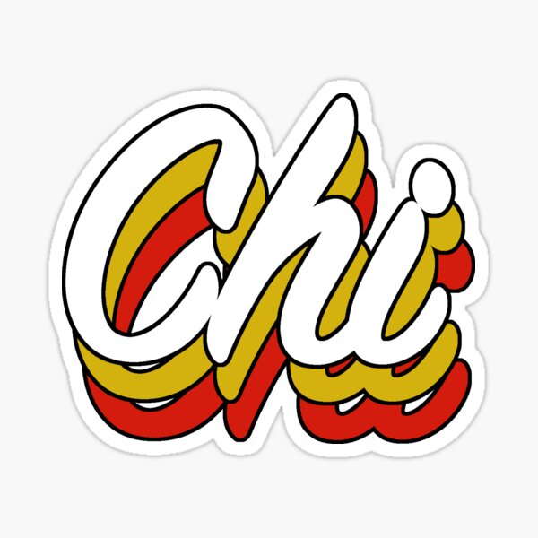 Retro Chi Sticker
