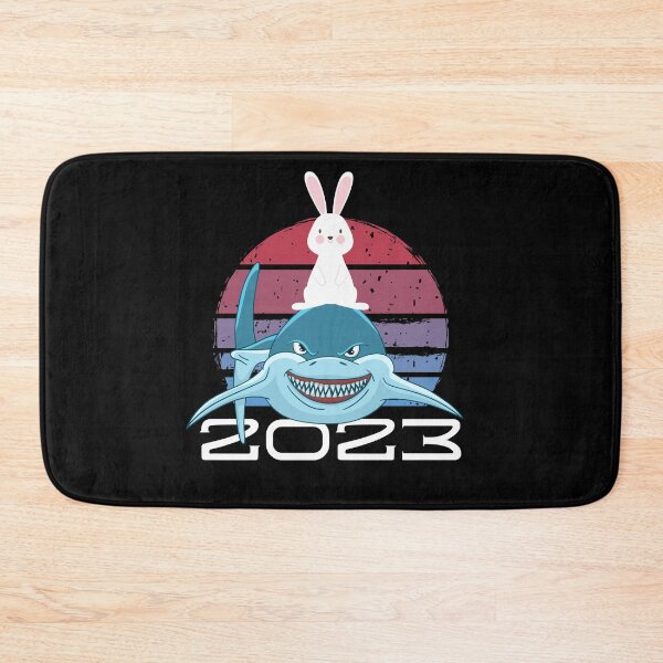 Item preview, Funny rabbit riding shark year of the rabbit design designed and sold by reka88.
