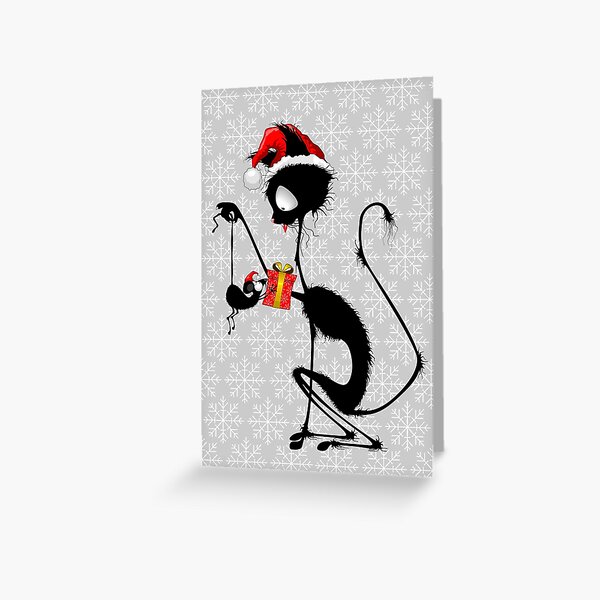 Weihnachtskarte 'Hot Chocolate' Mit Lustiger Illustration | Klappkarte