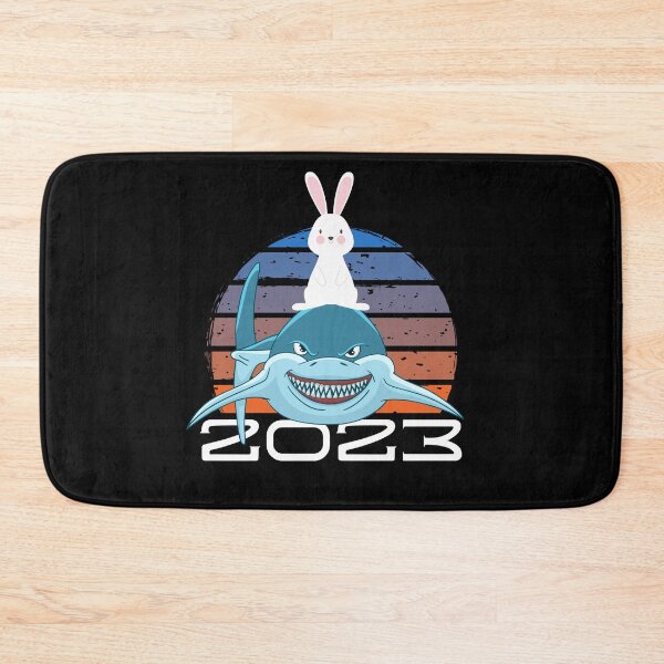 Item preview, Funny rabbit riding shark year of the rabbit design designed and sold by reka88.
