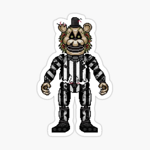 Free: Five Nights at Freddy's: Sister Location Animatronics Ultimate Custom  Night Nightmare Bunny - stikers 