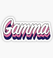 Retro Gamma Sticker