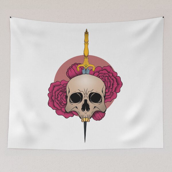 Aperçu de l'œuvre Skulls and Roses créée et vendue par PVSKI.
