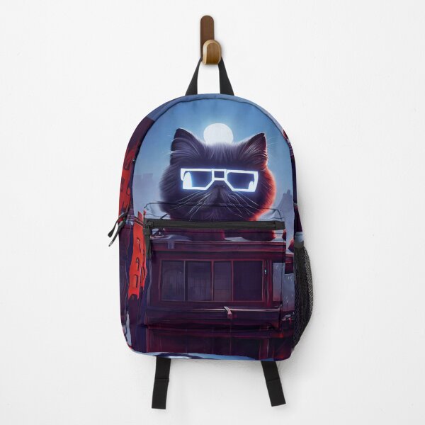 Item preview, Sci-fi cat wearing cool shades designed and sold by ArtificialBeaux.