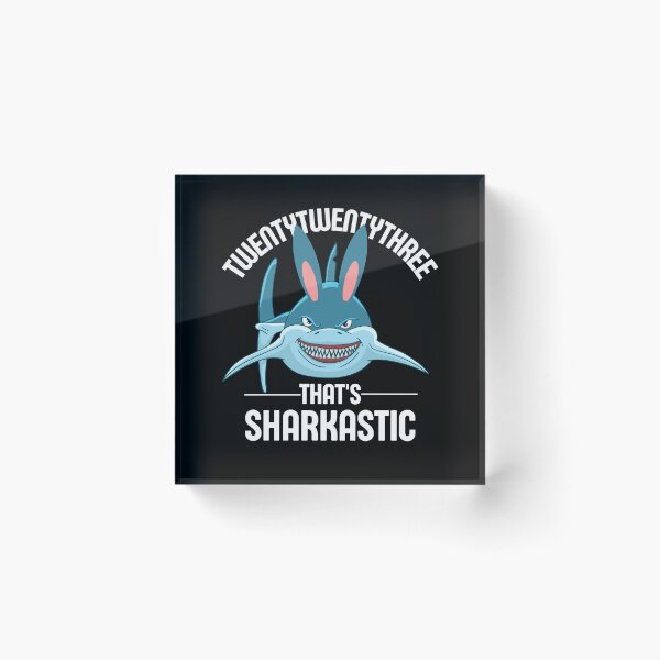 Item preview, That's sharkastic,Funny shark dressed as a rabbit designed and sold by reka88.