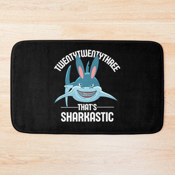 Item preview, That's sharkastic,Funny shark dressed as a rabbit designed and sold by reka88.