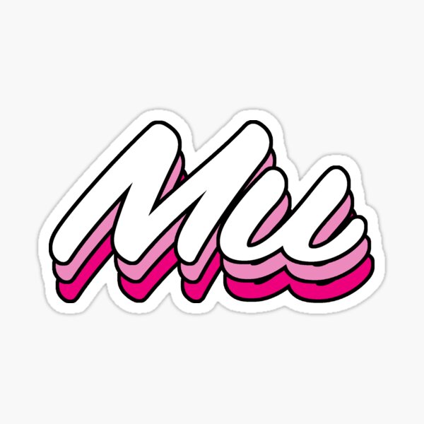 Retro Mu Sticker