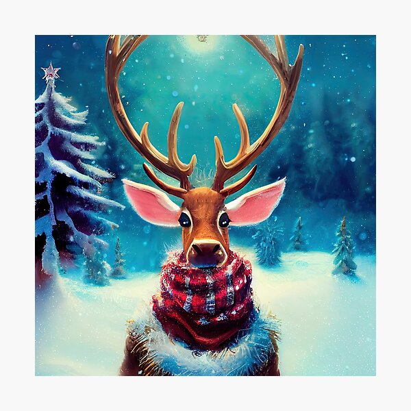 Item preview, el reno de papa noel designed and sold by Hoity-Toity.