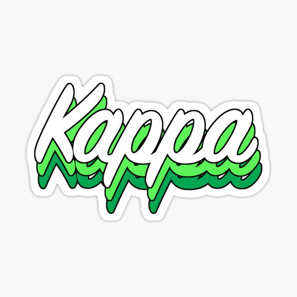 Retro Kappa Sticker