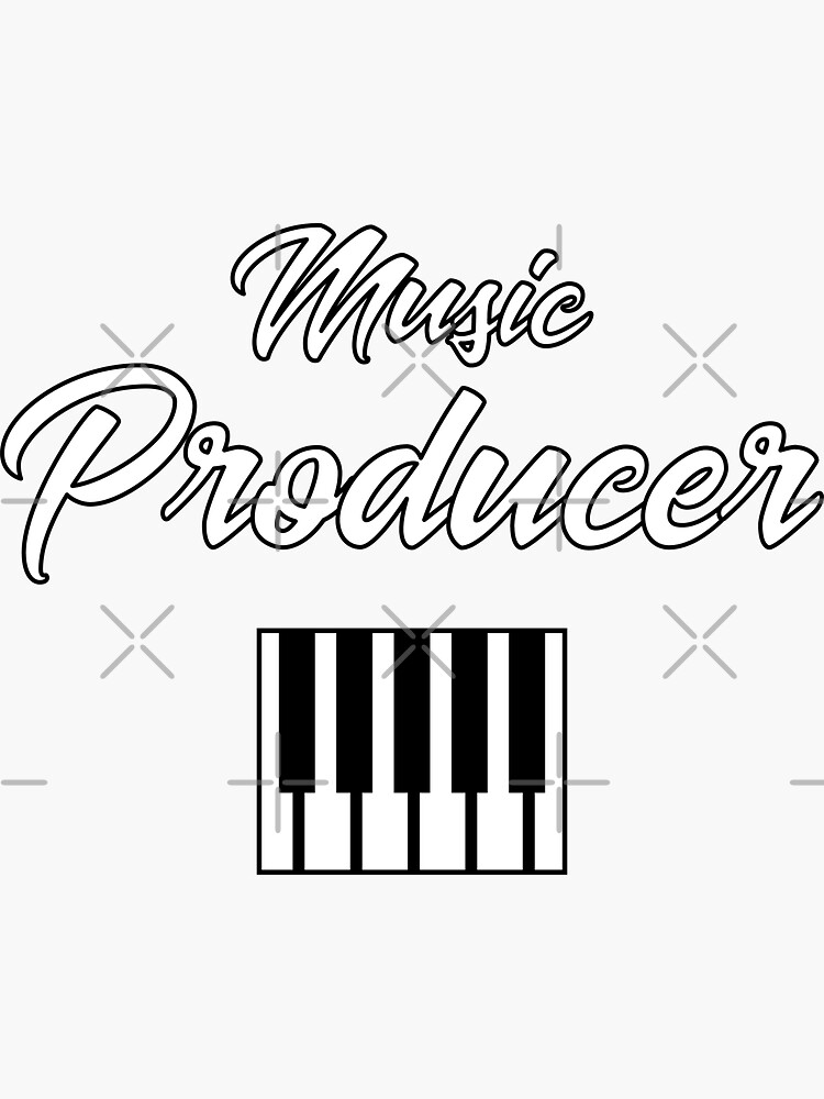 "Music Makers Design Music Producer" Sticker by AHobbyAJob Redbubble