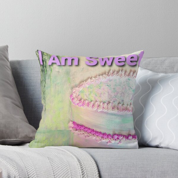 Item preview, Sweetie I Am Sweet Acrylic Painting On Canvas Print designed and sold by ClosLineDesigns.