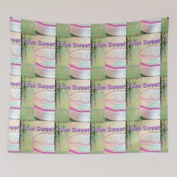 Item preview, Sweetie I Am Sweet Acrylic Painting On Canvas Print designed and sold by ClosLineDesigns.