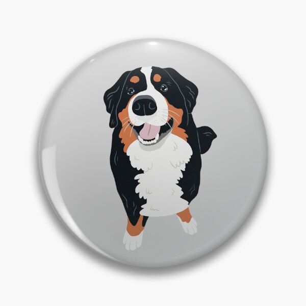 Item preview, Cute Bernese Mountain dog portrait designed and sold by rimkute.