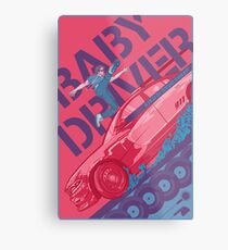 Baby Driver Alternate Movie Poster Metal Print