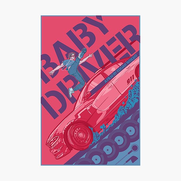 Baby Driver Alternate Movie Poster Photographic Print