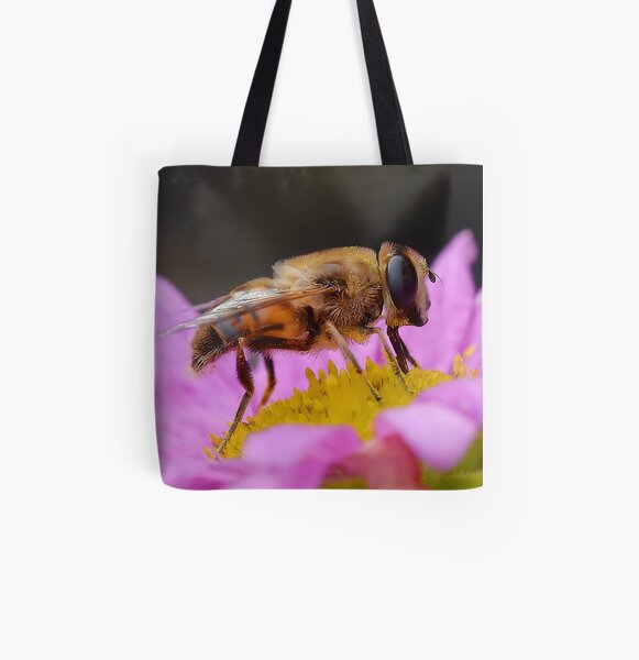 hoverfly profile All Over Print Tote Bag