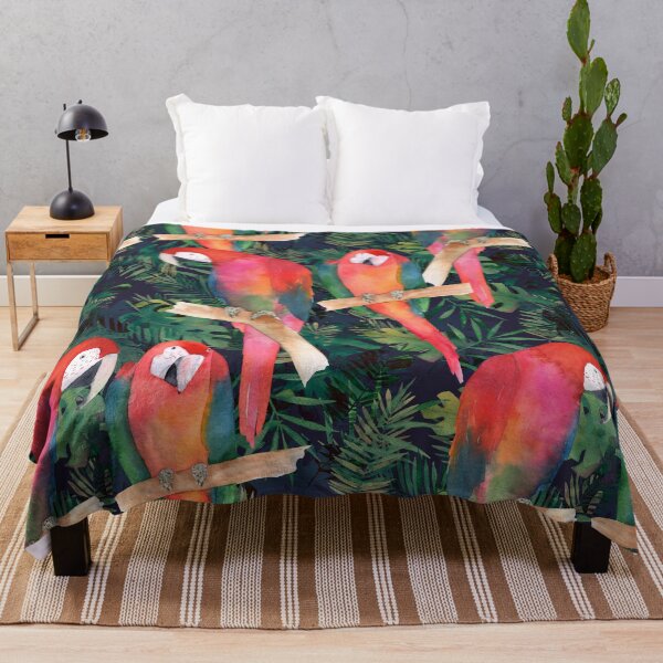 Item preview, Watercolor Parrots Pattern designed and sold by junkydotcom.