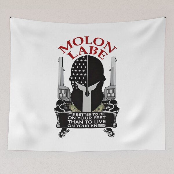Item preview, Molon labe witn gun designed and sold by CarolinClark.