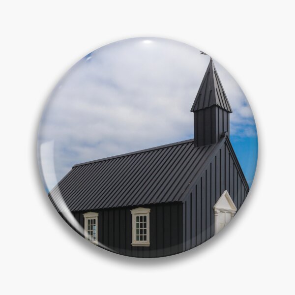 Item preview, The black budir church in Iceland designed and sold by pietrofoto.